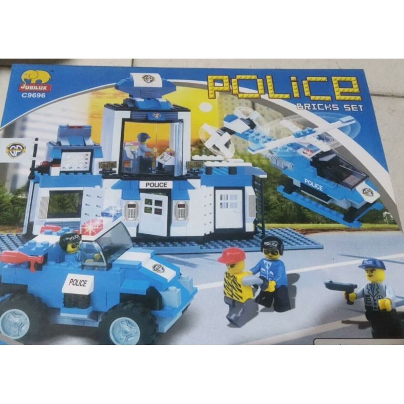JUBILUX C9696 Xếp hình lắp ráp ghép mô hình đồn cảnh sát