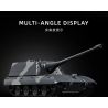 12GO 97018 Jagopanzer E-100 Xếp hình lắp ráp ghép mô hình Pháo chống tăng E-100 1:28