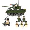 Enlighten 823 Qman 823 non  XE TĂNG bộ đồ chơi xếp lắp ráp ghép mô hình Military Army COMBATZONES TANKS Quân Sự Bộ Đội 466 khối