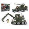 Enlighten 823 Qman 823 non  XE TĂNG bộ đồ chơi xếp lắp ráp ghép mô hình Military Army COMBATZONES TANKS Quân Sự Bộ Đội 466 khối