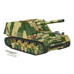 COBI 2663 Panzerhaubitze Hummel Xếp hình lắp ráp ghép mô hình Pháo bọc thép Panzer Haubitze của quân đội Đức