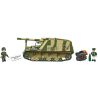 COBI 2663 Panzerhaubitze Hummel Xếp hình lắp ráp ghép mô hình Pháo bọc thép Panzer Haubitze của quân đội Đức