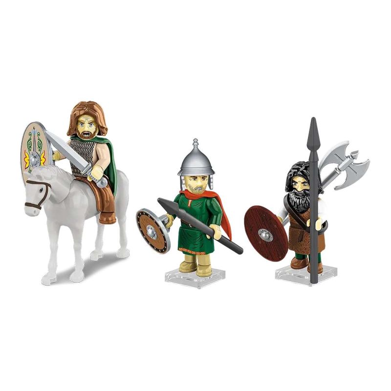 COBI 20075 Germanic Warriors Xếp hình lắp ráp ghép mô hình Chiến binh Đức