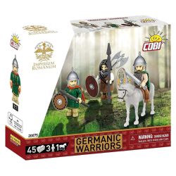 COBI 20075 Germanic Warriors Xếp hình lắp ráp ghép mô hình Chiến binh Đức
