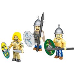 COBI 20074 Celtic Warriors Xếp hình lắp ráp ghép mô hình Chiến binh Celtic
