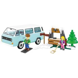 COBI 24639 Volkswagen T3 Winter Adventure Xếp hình lắp ráp ghép mô hình Cuộc phiêu lưu mùa đông của Volkswagen T3 Station Wagon