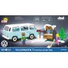 COBI 24639 Volkswagen T3 Winter Adventure Xếp hình lắp ráp ghép mô hình Cuộc phiêu lưu mùa đông của Volkswagen T3 Station Wagon
