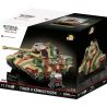 COBI 2808 Tiger II Königstiger Xếp hình lắp ráp ghép mô hình Xe tăng hạng nặng King Tiger 1:12