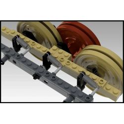 COBI 2808 Tiger II Königstiger Xếp hình lắp ráp ghép mô hình Xe tăng hạng nặng King Tiger 1:12