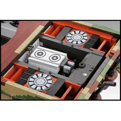 COBI 2808 Tiger II Königstiger Xếp hình lắp ráp ghép mô hình Xe tăng hạng nặng King Tiger 1:12