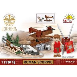 COBI 20079 Roman Scorpio Xếp hình lắp ráp ghép mô hình Nỏ bọ cạp La Mã