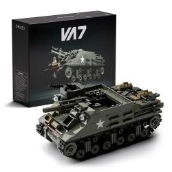 Nifeliz NF10336 M7 Priest Tank Xếp hình lắp ráp ghép mô hình Xe tấn công M7