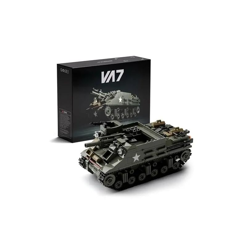 Nifeliz NF10336 M7 Priest Tank Xếp hình lắp ráp ghép mô hình Xe tấn công M7