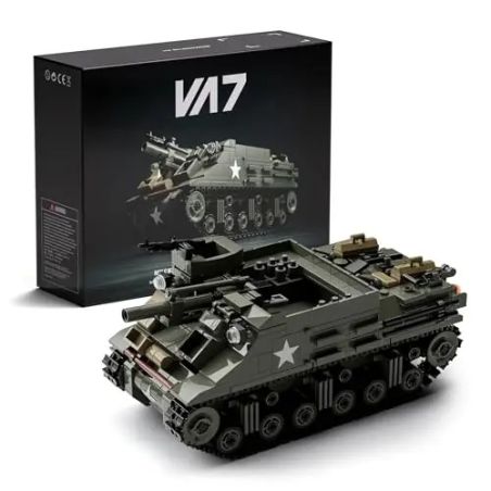 Nifeliz NF10336 M7 Priest Tank Xếp hình lắp ráp ghép mô hình Xe tấn công M7