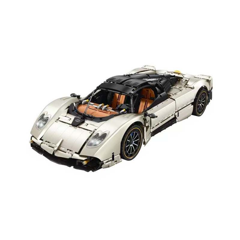 small angle JD118 Pagani Utopia Car Xếp hình lắp ráp ghép mô hình Xe thể thao Pagani Utopia 1:8