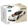 small angle JD118 Pagani Utopia Car Xếp hình lắp ráp ghép mô hình Xe thể thao Pagani Utopia 1:8