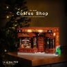 small angle JD131 Coffee shop - the corner Xếp hình lắp ráp ghép mô hình quán cà phê