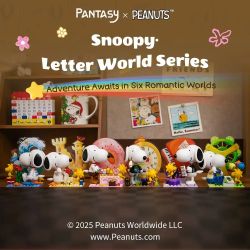 Pantasy 86912 Peanuts Surprise Letter World Xếp hình lắp ráp ghép mô hình Snoopy: Các mô hình của Alphabet World 6