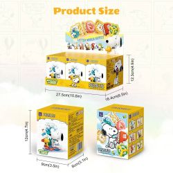 Pantasy 86912 Peanuts Surprise Letter World Xếp hình lắp ráp ghép mô hình Snoopy: Các mô hình của Alphabet World 6