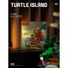 small angle JD125 Turtle Island Xếp hình lắp ráp ghép mô hình đảo rùa