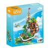 small angle JD125 Turtle Island Xếp hình lắp ráp ghép mô hình đảo rùa