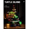 small angle JD125 Turtle Island Xếp hình lắp ráp ghép mô hình đảo rùa