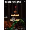 small angle JD125 Turtle Island Xếp hình lắp ráp ghép mô hình đảo rùa