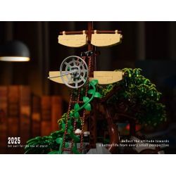 small angle JD125 Turtle Island Xếp hình lắp ráp ghép mô hình đảo rùa