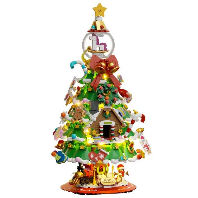 Pantasy 86004 Christmas Tree Xếp hình lắp ráp ghép mô hình cây thông giáng sinh