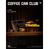 small angle JD113 Coffee Car Club Xếp hình lắp ráp ghép mô hình Quán cà phê sửa chữa ô tô