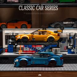 small angle JD103 Xếp hình lắp ráp ghép mô hình Xe thể thao cổ điển Su 7 xe đôi