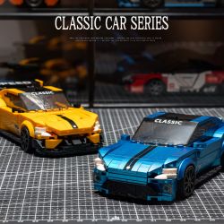 small angle JD103 Xếp hình lắp ráp ghép mô hình Xe thể thao cổ điển Su 7 xe đôi