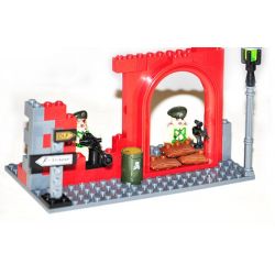 Enlighten 817 Qman 817 non  XE HUMMER BỌC THÉP bộ đồ chơi xếp lắp ráp ghép mô hình Military Army COMBATZONES HUMMERS Quân Sự Bộ Đội 323 khối