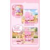 Keeppley K20891 Xếp hình lắp ráp ghép mô hình Chế độ xem phố Sanrio Phần 2: Quán cà phê Melody Hanafang