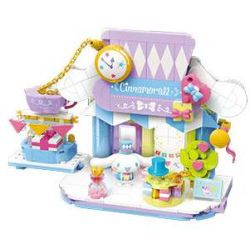 Keeppley K20892 Xếp hình lắp ráp ghép mô hình Chế độ xem phố Sanrio Phần 2: Cửa hàng tạp hóa sáng tạo dành cho chú chó tai to