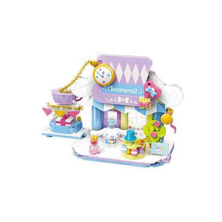 Keeppley K20892 Xếp hình lắp ráp ghép mô hình Chế độ xem phố Sanrio Phần 2: Cửa hàng tạp hóa sáng tạo dành cho chú chó tai to