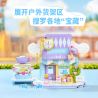 Keeppley K20892 Xếp hình lắp ráp ghép mô hình Chế độ xem phố Sanrio Phần 2: Cửa hàng tạp hóa sáng tạo dành cho chú chó tai to