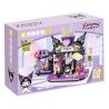 Keeppley K20893 Xếp hình lắp ráp ghép mô hình Sanrio Street View Phần 2: Cửa hàng hương liệu bí ẩn Kuromi