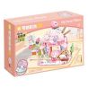 Keeppley K20894 Xếp hình lắp ráp ghép mô hình Chế độ xem phố Sanrio Phần 2: Cửa hàng bánh Biano Sweetheart