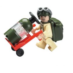 Enlighten 814 Qman 814 non  XE BỌC THÉP NHỎ bộ đồ chơi xếp lắp ráp ghép mô hình Military Army COMBATZONES ARMORED Quân Sự Bộ Đội 167 khối