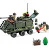 Enlighten 814 Qman 814 non  XE BỌC THÉP NHỎ bộ đồ chơi xếp lắp ráp ghép mô hình Military Army COMBATZONES ARMORED Quân Sự Bộ Đội 167 khối
