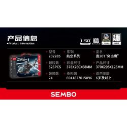 SEMBO 202285 Xếp hình lắp ráp ghép mô hình Một quốc gia hùng mạnh: Trực thăng "Assault Eagle" Z-20T 1:50