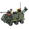 Enlighten 814 Qman 814 non  XE BỌC THÉP NHỎ bộ đồ chơi xếp lắp ráp ghép mô hình Military Army COMBATZONES ARMORED Quân Sự Bộ Đội 167 khối