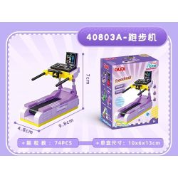 GUDI 40803 Xếp hình lắp ráp ghép mô hình Máy tập thể hình mini 9 loại: máy chạy bộ, máy đo sức mạnh đấm bốc, máy tập elip, máy tập cơ bụng, máy bướm, xe đạp xoay, bộ tập sức mạnh, máy tập duỗi chân, máy chèo thuyền