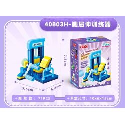 GUDI 40803 Xếp hình lắp ráp ghép mô hình Máy tập thể hình mini 9 loại: máy chạy bộ, máy đo sức mạnh đấm bốc, máy tập elip, máy tập cơ bụng, máy bướm, xe đạp xoay, bộ tập sức mạnh, máy tập duỗi chân, máy chèo thuyền