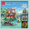 XMORK 20208 The Peach Garden Xếp hình lắp ráp ghép mô hình Chế độ xem phố 3 trong 1 của Taohuayuan