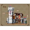 XMORK 20207 Medieval Castle Town Xếp hình lắp ráp ghép mô hình Chế độ xem phố 3 trong 1 của Thị trấn Lâu đài thời Trung cổ