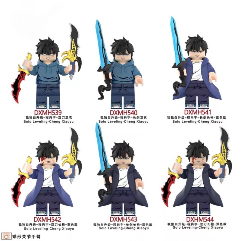 unknown DXMH539 unknown DXMH540 unknown DXMH541 unknown DXMH542 unknown DXMH543 unknown DXMH544 Solo Leveling Xếp hình lắp ráp ghép mô hình Tôi đã nâng cấp một mình lên 6 nhân vật nhỏ
