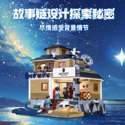 POPBRIX VP10004 Seaport Police Station Xếp hình lắp ráp ghép mô hình Cảng: Đồn cảnh sát Cảng