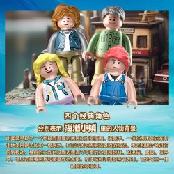 POPBRIX VP10010 Carpenter Studio Xếp hình lắp ráp ghép mô hình Cảng: Xưởng mộc